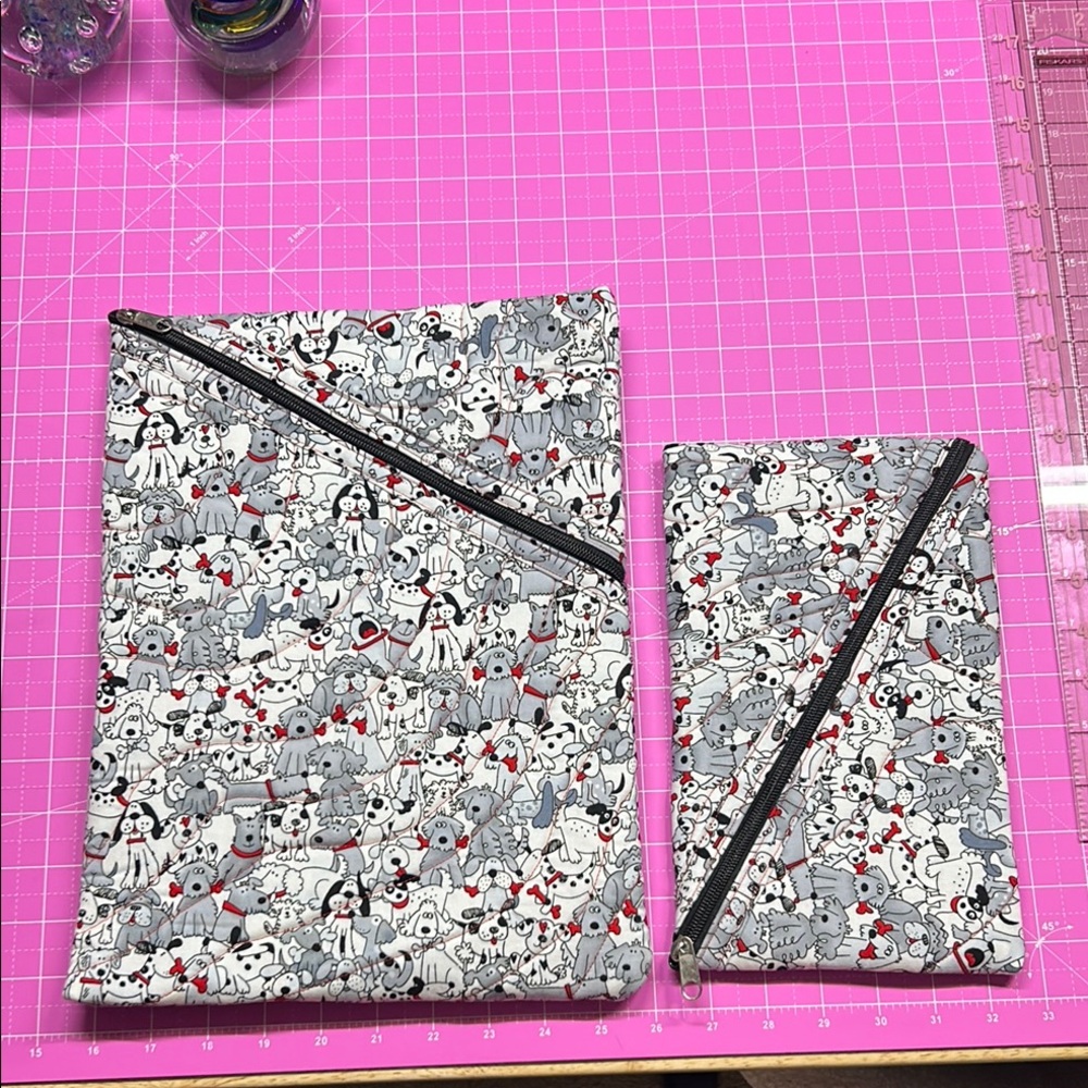 Cute Dog Print Pouches